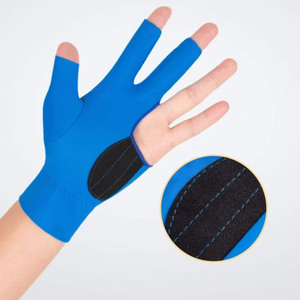 Gants de billard professionnels à trois doigts pour le snooker, performance fluide et design confortable - Product Image 5