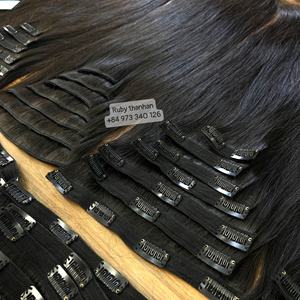 Nouveau Style de Haute Qualité Clip in Thanh An Hair Extensions de Cheveux Humains Extensions de Cheveux Raides - Product Image 4