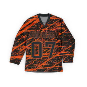 Poliéster hombres sublimado impresión hockey desgaste para adultos Oem servicio malla personalizada equipo Junior Hockey Jersey - Product Image 5