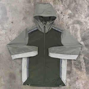 Veste coupe-vent légère pour homme de haute qualité, col montant, respirante, imperméable, fermeture éclair sur le devant, pour une utilisation en extérieur - Product Image 1