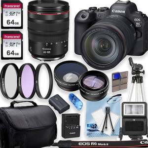 Nouvel appareil photo hybride EOS R6 Mark II avec enregistrement vidéo 4K en vente à prix réduit, avec objectif RF 24-105 mm f/4 L is USM. - Product Image 2