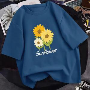 2025 Camisetas de gran tamaño al por mayor para mujer Color personalizado, estampado y tamaño | Fabricante de camisetas de moda para niñas y proveedor de fábrica - Product Image 1