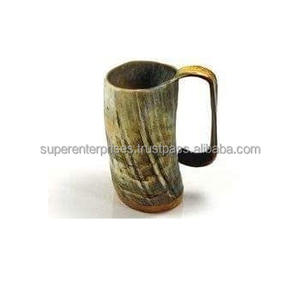 Tasse en corne Unique pour boire de la bière décor intérieur Design de matériau Unique tasse à boire - Product Image 1