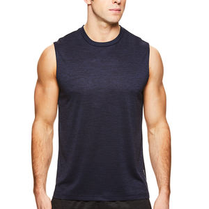Camiseta sin Mangas de Gimnasio de Alta Calidad para Hombre de Mockup Corporation, 100% Algodón, Secado Rápido, Transpirable, Talla Grande, Cuello Redondo, Diseño Sólido, Estilo Urbano - Product Image 4