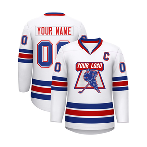 Vente en gros de maillots de hockey sur glace sur mesure avec logo imprimé par sublimation, couleur personnalisée, équipe de hockey 100% polyester pour hommes - Product Image 4