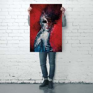 Póster sobre lienzo de Mario Sánchez Nevado con diseño de Indiferencia para decoración de pared - Product Image 5