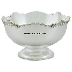 Juego de cuencos de chocolate de metal con acabado blanco de tres cuencos dulces hechos a mano forma redonda cuenco de chocolate nuevo de lujo - Product Image 4