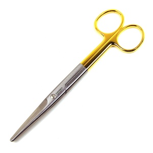 Buy Surgical Instruments Factory Baby SuperCut Scissors 4" (10cm Straight Tips Black <b>Ring</b> Handle Surgical <b>Stainless</b> <b>Steel</b> - Product Image 5