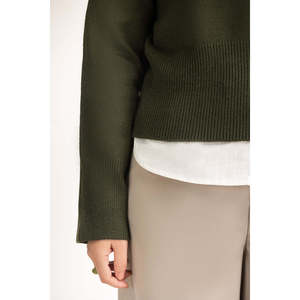 Relax Fit Women's <b>Turtleneck</b> Casual Winter <b>Sweater</b> with Full Sleeves and Anti-Pilling Feature WM-SWT-WS25-031A - Product Image 6