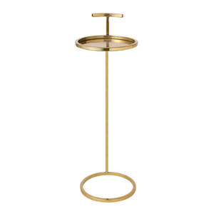 Offre spéciale, bout de canapé au design unique, Table d'appoint en métal, Table ronde à fleurs pour la décoration intérieure - Product Image 3