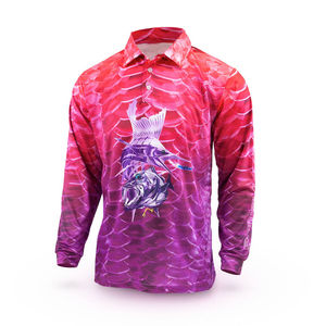 Camisa de Pesca Polo de Manga Larga con Protección UV, Ligera, Transpirable, 100% Poliéster, UPF 50, para Hombre - Product Image 4