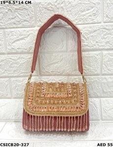 Designer Handmade Woman's Evening <b>Bags</b> New Bridal & Party Wear <b>Clutch</b> for <b>Wedding</b> and Parties - Product Image 3