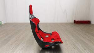 Sièges de course pour voiture sport de haute qualité, ergonomiques, en tissu et cuir PU, style Recaro, en fibre de carbone premium, ajustement universel - Product Image 2