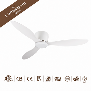 52 Inch Flush Mount <b>Ceiling</b> <b>Fan</b> <b>with</b> <b>Remote</b>, Low Profile Quiet DC Motor <b>Fan</b> for Bedroom Living Room - Product Image 6
