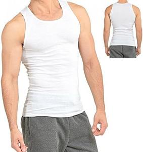 Camiseta Deportiva de Tirantes para Hombre, de Alta Calidad, Personalizada, para Fisicoculturismo, Tejida en Poliéster, de Secado Rápido y Transpirable - Product Image 2