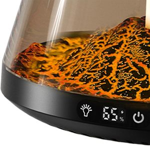 Chauffe-tasse intelligent avec réglage de la température, lumière volcanique colorée, chauffe-tasse coloré - Product Image 3