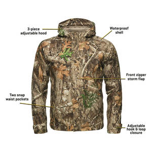 Veste de chasse pour hommes et femmes de haute qualité, veste de chasse silencieuse en polaire, tissu softshell 100% polyester unisexe - Product Image 3