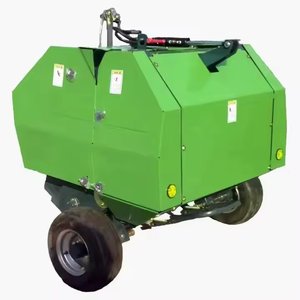 Mini máquina empacadora de heno Manual redonda Máquina empacadora de heno Agricultura y empacadoras de paja de hierba - Product Image 1