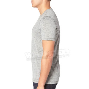 เสื้อยืดทีเชิ๊ตลำลองสำหรับผู้ชาย,เสื้อยืดทีเชิ๊ตลำลองเข้ารูปไม่มีลายดีไซน์ใหม่เสื้อยืดผู้ชายโลโก้ออกแบบเอง - Product Image 4