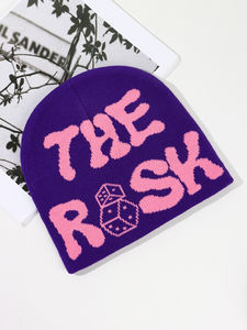 Gorros de punto de invierno para adultos unisex, gorro 100% de algodón acrílico con logotipo bordado, gorros de invierno al por mayor, para viajes - Product Image 4