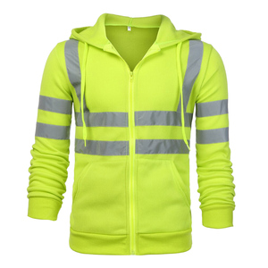 High Visibility Reflective Safety <b>Work</b> Shirt ANSI ISEA Certified <b>Waterproof</b> Breathable Polyester Construction Uniform Wholesale - Product Image 4
