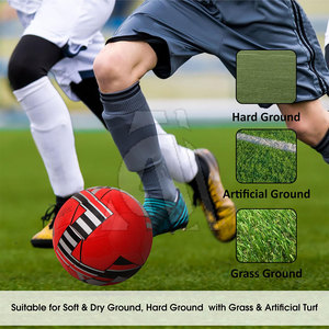 Balón de Fútbol de Cuero Hecho en Fábrica - Alta Calidad, Tamaño Oficial para Partido/Entrenamiento, Diseño y Logotipo Personalizables, Duradero - Product Image 3