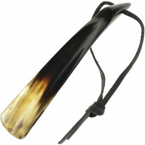 หรูหราวัวฮอร์นทำ Shoehorn ธรรมชาติหัตถกรรมที่มีคุณภาพที่ดีที่สุดง่ายต่อการสวมใส่รองเท้าวัวรองเท้าฮอร์นยาวขนาดทำด้วยมือที่มีคุณภาพที่ดีที่สุดโลโก้ - Product Image 4