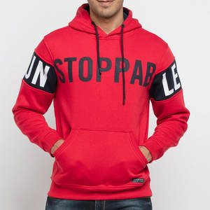 Sudadera con capucha clásica para hombre con detalle mínimo Sudadera con capucha lisa con dobladillo recto Sudadera con capucha simple con sensación suave - Product Image 1