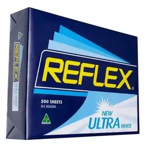 Reflex Ultra White A4 Copy Paper Factory Direct Sale 8 1 2 X 11 White OEM Wood Box Gsm Packing Pulp Color Printer Weight