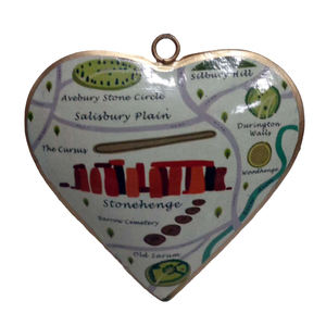 Adorno colgante de pared de Metal de hierro con estampado esmaltado para el hogar y la decoración de Navidad adorno colgante hecho a mano - Product Image 5