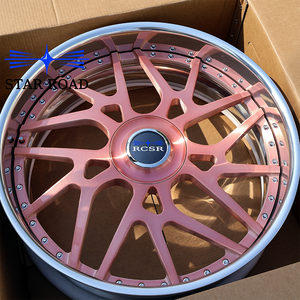 RSCR 2 pièces 20 21 22 23 24 26 Jantes forgées à lèvre profonde en or rose chromé pour <span class=keywords><strong>Chevrolet</strong></span> Impala Pontiac Oldsmobile Forgtoss - Product Image 6