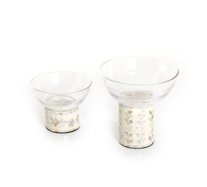 Meilleur espace quantité cadeau d'affaires bol en acrylique ensemble de 2 base en résine de nacre acrylique transparent bol de service de nouilles alimentaires aux fruits - Product Image 6