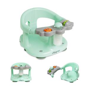 Asiento de Bañera de Plástico Verde con Ventosas para Uso en el Inodoro - Product Image 1