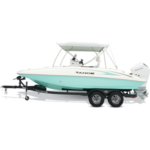 Barco de cubierta fuera de borda familiar 2025, cómodo Barco de aventura de ocio marino, elegante, 22 pies - Product Image 1