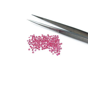 Natural Bangkok Ruby Calibrated <b>Rounds</b> AAA Grade 2mm Brilliant Cut <b>Cushion</b> Gemstone Clear Red for Jewelry IGI Certified Heat 8mm - Product Image 1