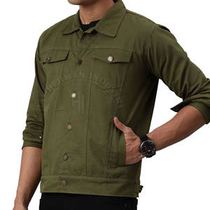 Respirant fabriqué en matériel de haute qualité hommes veste en jean meilleures ventes hommes veste en jean quantité minimale de commande bas hommes veste en jean personnalisée - Product Image 3