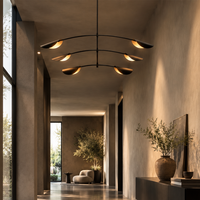Lustres modernes pour salles à manger de villas, luminaires suspendus pour salons, lampes pour la maison, luminaires suspendus de style américain