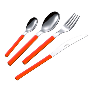 You&Me SKY Orange YM24SK 21 Ensemble de couverts en acier inoxydable de 24 pièces - Product Image 2