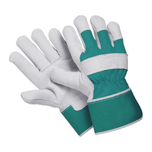 Guantes de trabajo de cuero de nueva calidad a la venta con la mejor protección de seguridad de mano superior con guantes de cuero de transferencia de calor para hombres - Product Image 5