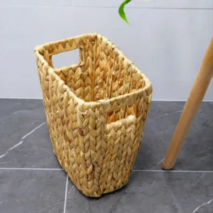 Hot Selling Viet Nam-Made Water Hyacinth Woven Basket Recycled and Tidy Storage for Bulk Export for Flower Pots & Planters
