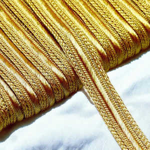 Prix de gros uniforme de cérémonie tresse de dentelle pour sacs à vêtements et chaussures en couleurs personnalisées tailles polyester/coton de qualité A - Product Image 2