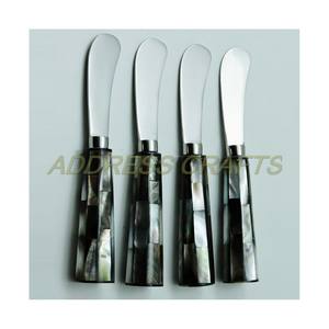 ชุดชีสด้ามจับฮอร์นจากธรรมชาติทำจากสเตนเลสสตีลเนยใบมีดสเตนเลสปลอดภัยสำหรับใช้ในโรงแรมสไตล์ยุโรป - Product Image 2