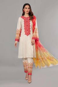 2025 femmes Floral traditionnel indien Shalwar Kameez Kurti nouveaux produits en coton rayonne ensemble en gros pour vêtements décontractés - Product Image 4