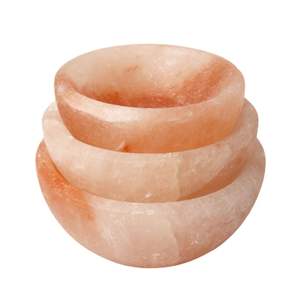 Cuenco ecológico para servir sal del Himalaya, cuenco de sal de roca pura para aperitivos, aperitivos, condimentos, productos artesanales naturales - Product Image 1