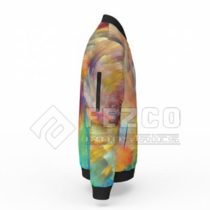 Chaqueta Bomber de Alta Calidad con Cuello Alto y Logotipo Frontal Personalizado, Chaqueta de Invierno Impermeable Ligera para Exteriores al por Mayor - Product Image 3