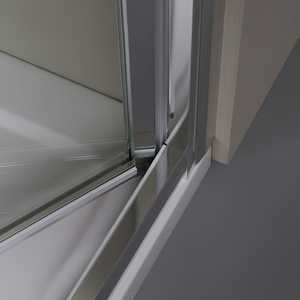 SOSPIRO Niche de douche de 100 cm avec 2 portes à battants pour livres - Product Image 5