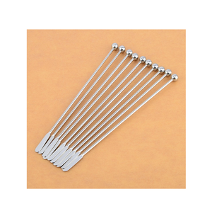 Cuillère à barre en acier inoxydable avec bouton rouge Outil de barman pour mélanger les cocktails pour la maison - Product Image 3