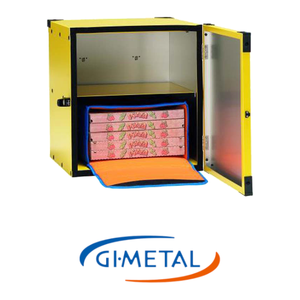 Gi-Metal <b>Box</b> Trasporto <b>Pizza</b> Non Coibentato 47 x 47 x 52 h cm Catering Equipment Restaurant Supplies Wholesale - Product Image 4