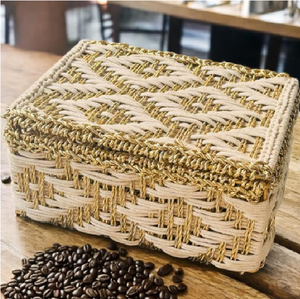 Premium Black <b>Square</b> Cotton Hamper <b>Basket</b> Customizable Multipurpose Storage Organizer Durable & Lightweight 460g Made in India - Product Image 4