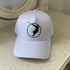 Gorra de béisbol de cuerda de 5 paneles con logotipo personalizado OEM y ODM, gorra deportiva perforada con agujero cortado con láser para papá, gorras de golf no estructuradas de poliéster 100% - Product Image 1